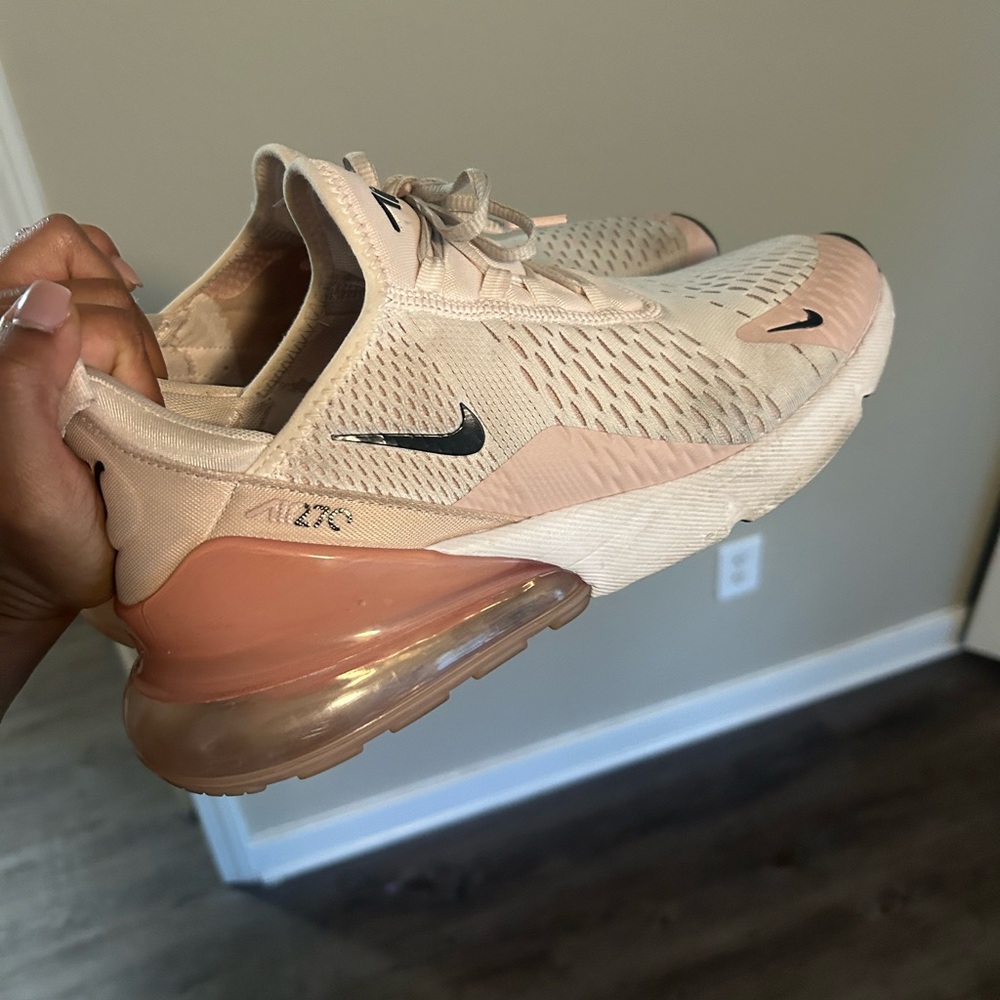 Nike Air Max 270 Blush and Black Sneakers
